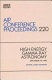 High energy, gamma-ray astronomy, Ann Arbor, MI, 1990 /