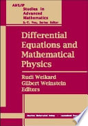 Differential equations and mathematical physics : proceedings of an international conference held at the University of Alabama in Birmingham, March 16-20, 1999 /