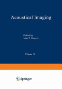 Acoustical imaging : [proceedings] /