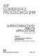 Superconductivity and its applications, Buffalo, NY, 1990 /