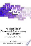 Applications of picosecond spectroscopy to chemistry /
