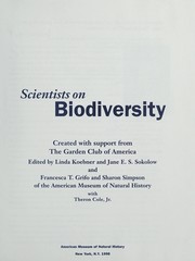 Scientists on biodiversity /