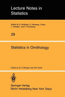 Statistics in ornithology /