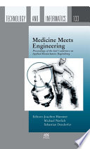 Medicine meets engineering : proceedings of the 2nd Conference on Applied Biomechanics, Regensburg /