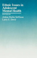 Ethnic issues in adolescent mental health /