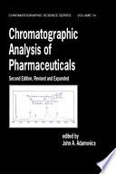 Chromatographic analysis of pharmaceuticals /