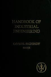 Handbook of industrial engineering /