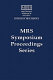 Materials for infrared detectors and sources : symposium held December 1-5, 1986, Boston, Massachusetts, U.S.A. /