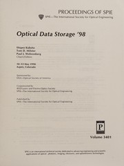 Optical Data Storage '98 : 10-13 May, 1998, Aspen, Colorado /