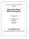 Optical and digital pattern recognition : 13-15 January 1987, Los Angeles, California /