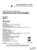 ALT'02 International Conference on Advanced Laser Technologies : 15-20 September, 2002, Adelboden, Switzerland /