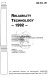 Reliability technology, 1992 : presented at the Winter Annual Meeting of the American Society of Mechanical Engineers, Anaheim, California, November 8-13, 1992 /