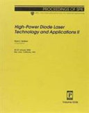 High-power diode laser technology and applications II : 26-27 January 2004, San Jose, California, USA /