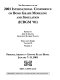 Proceedings of the 2001 International Conference on Bond Graph Modeling and Simulation (ICBGM '01), Phoenix, Arizona, Crowne Plaza Hotel, January 7-11, 2001 /