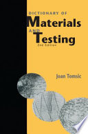 Dictionary of materials and testing /