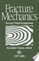 Fracture mechanics : twenty-third symposium /