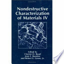 Nondestructive characterization of materials IV /