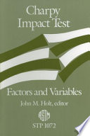 Charpy impact test : factors and variables /