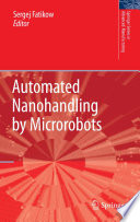Automated nanohandling by microrobots /