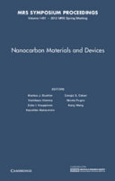 Nanocarbon materials and devices : symposium held April 9-13, 2012, San Francisco, California, U.S.A. /