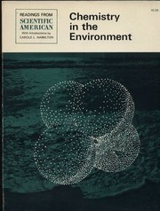 Chemistry in the environment; readings from Scientific American.