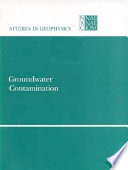 Groundwater contamination /