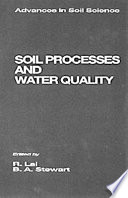 Soil processes and water quality /