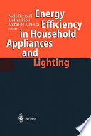 Energy efficiency in household appliances and lighting /