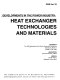 Developments in the power industry : heat exchanger technologies and materials : presented at the 1993 International Joint Power Generation Conference, Kansas City, Missouri, October 17-22, 1993 /