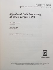 Signal and data processing of small targets 1993 : 12-14 April 1993, Orlando, Florida /
