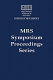 Organic electronic and photonic materials and devices : symposium held November 27-30, 2000, Boston, Massachusetts, U.S.A. /