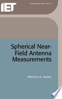Spherical near-field antenna measurements /