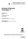 Emerging lithographic technologies V : 27 February-1 March, 2001, Santa Clara, [California], USA /