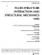 Fluid-structure interaction and structural mechanics, 1995 : presented at the 1995 Joint ASME/JSME Pressure Vessels and Piping Conference, Honolulu, Hawaii, July 23-27, 1995 /