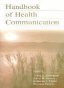 Handbook of health communication /