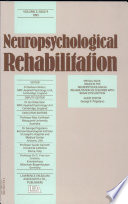 Issues in the neuropsychological rehabilitation of children with brain dysfunction /