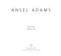 Ansel Adams : in the Lane Collection /