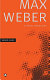 Max Weber : a critical introduction /