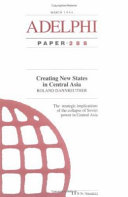 Military forces in the Soviet successor states : an analysis of the military policies, force dispositions and evolving threat perceptions of the former Soviet states /