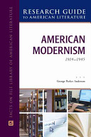 American modernism, 1914-1945 /