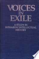 Voices in exile : a study in Sephardic intellectual history /