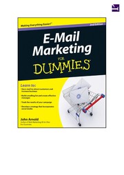 E-mail marketing for dummies /