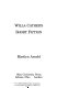 Willa Cather's short fiction /