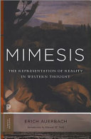 Mimesis : the representation of reality in Western literature /