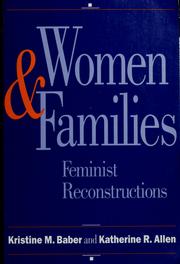 Women and families : feminist reconstructions /