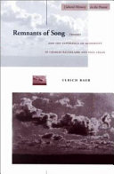 Remnants of song : trauma and the experience of modernity in Charles Baudelaire and Paul Celan /