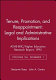 Tenure, promotion, and reappointment : legal and administrative implications /