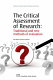 The critical assessment of research : traditional and new methods of evaluation /