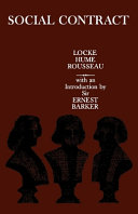 Social contract : essays by Locke, Hume, and Rousseau /