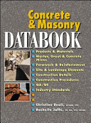 Concrete and masonry databook /